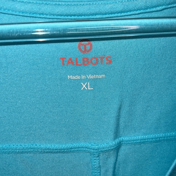 Blue Talbots Performance Top - Picture 3 of 5